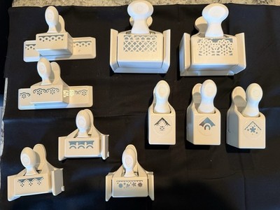 Martha Stewart Paper Punch Lot of 10 - Assorted Border & Corner