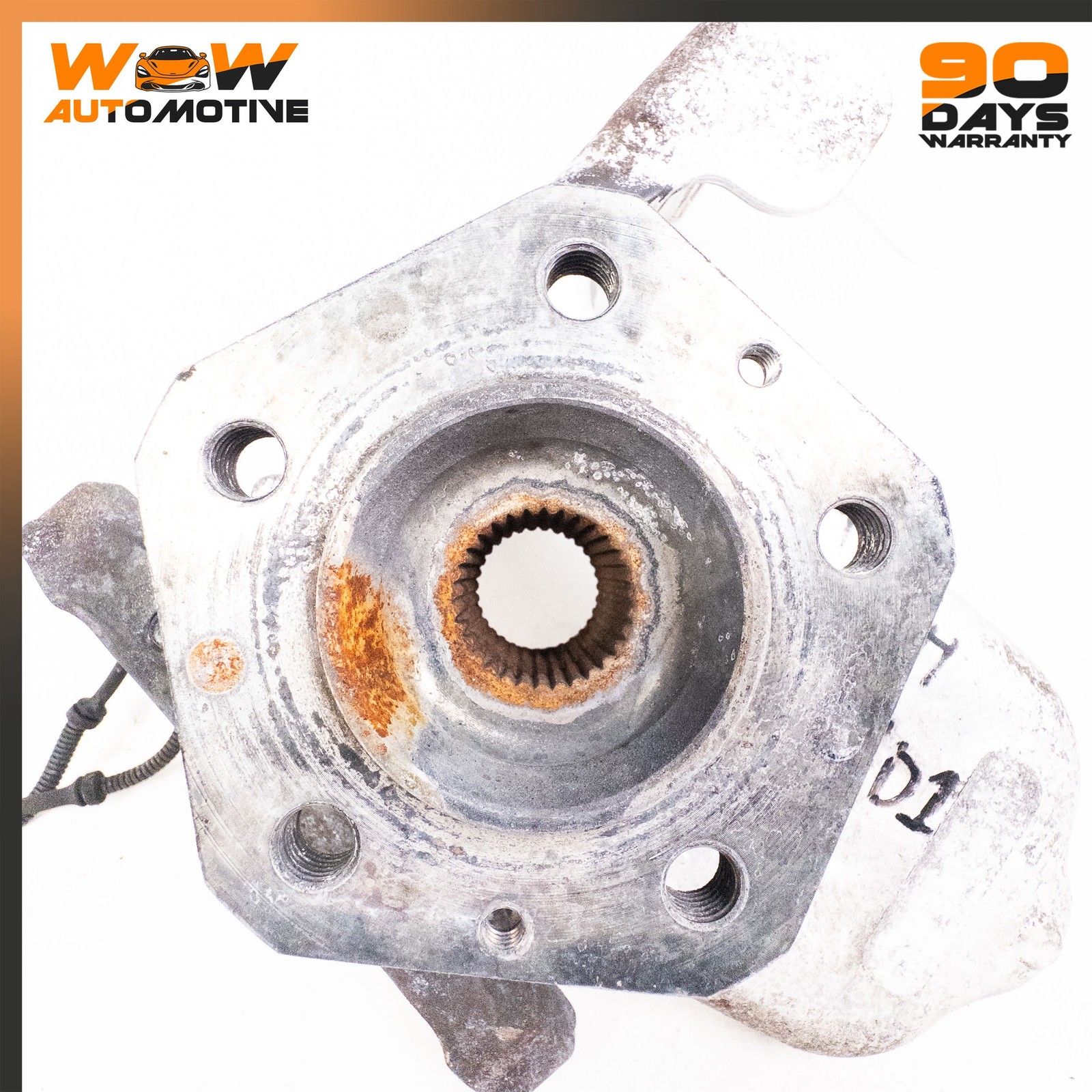 08-19 MASERATI GRANTURISMO S FRONT RIGHT SUSPENSION SPINDLE KNUCKLE HUB OEM