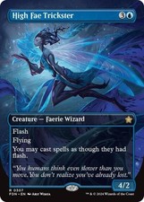 MTG English High Fae Trickster (Borderless) NM Normal Foundations