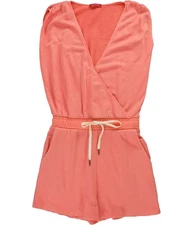n:philanthropy Womens Sleeveless Romper Jumpsuit, orange, L