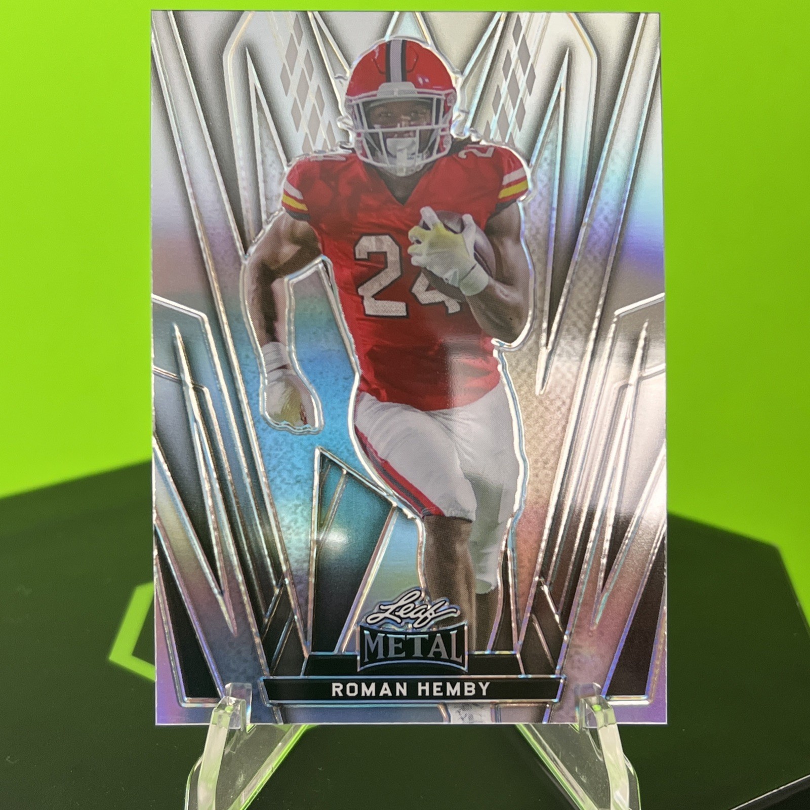 2024 Leaf Metal - Roman Hemby #92 (RC)