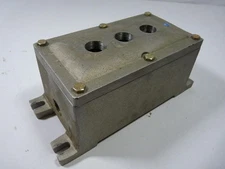 Adalet X3-70-66-69 Enclosure 3 Hole 600V  USED