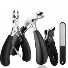 Professional Toenail Clippers Wide Jaw Stainl...