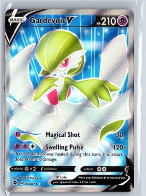 Pokemon Gardevoir V (Full Art) Holo Champion's Path 70/73 UR NM