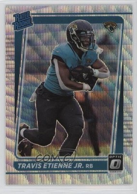 2021 Panini Donruss Optic Rated Wave Prizm /299 Travis Etienne Jr Rookie RC 1n4o