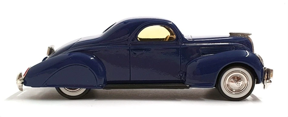 Durham Classics escala 1/43 DC-4A - 1938 Lincoln Zephyr cupé de 2 puertas - azul Foto 3 de 4