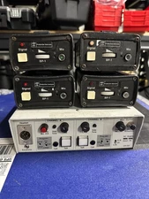 Clear-Com CS-222 2-Channel Main Station with 4 Production Intercom belt packs