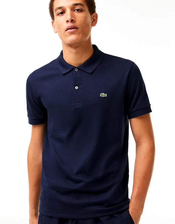 Mens Lacoste Polo shirt - Navy Blue - Cotton - Classic Fit - Size S, M, 2XL