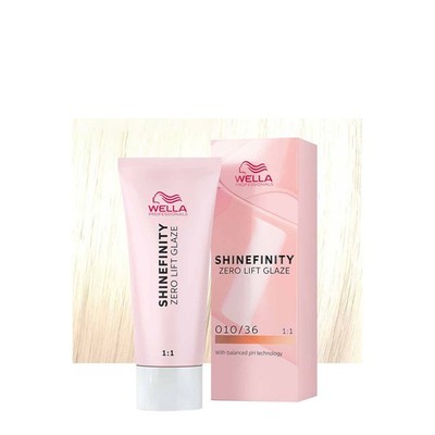 Wella Shinefinity Stahl Orchidee 010/36 Platinblond Goldviolett 60ml