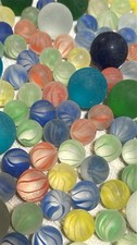 6 Pounds Of Frosted Cat Eyes Marbles Assorted Colors 5/8  , 16 mm Plus Shooters 