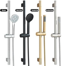 Shower Head with Shower Slide Bar Wall Mount Handheld Shower Head 59 inch Hose