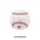 Alex Rodriguez "Bronx Bombers #13" Signed OML Baseball 28/113 BAS AROD Authentic