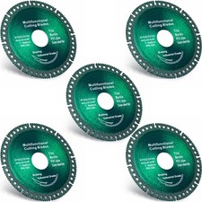 Taoskai ‎5 Pack 4.5 Inch Indestructible Disc for Grinder, Green 