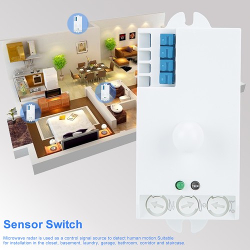 5.8GHz Intelligent Body Induction Switch Microwave Radar Light Sensor Switch DC - Picture 6 of 11