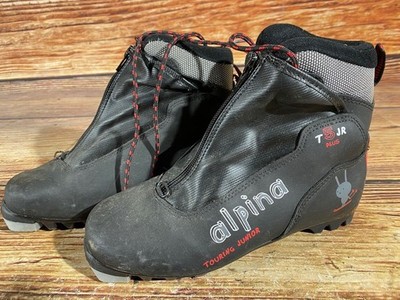Alpina T5jr Nordic Cross Country Ski Boots Size EU38 US6 for NNN 676