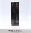 Black Labels Sticker Sheet for Vinyl Collector Case ORIGINAL Star Wars Kenner