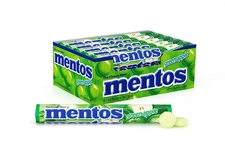 Mentos Chewy Mint Candy Roll, Green Apple, 1.32 Ounce/14 Pieces (Pack of 15)