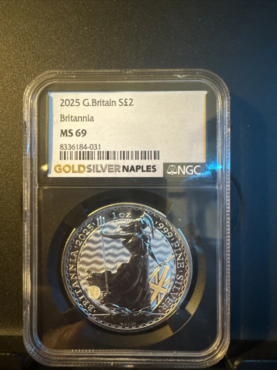 UK Britannia MS 69 NGC Certified Silver Bullion Coins for sale | eBay
