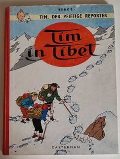Hergé Tim der pfiffige Reporter: Tim in Tibet Casterman 1963 Allemand
