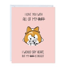 Funny Valentine  s Day Card for Boyfriend, Girlfriend, Husband, Wife   Cute Va...