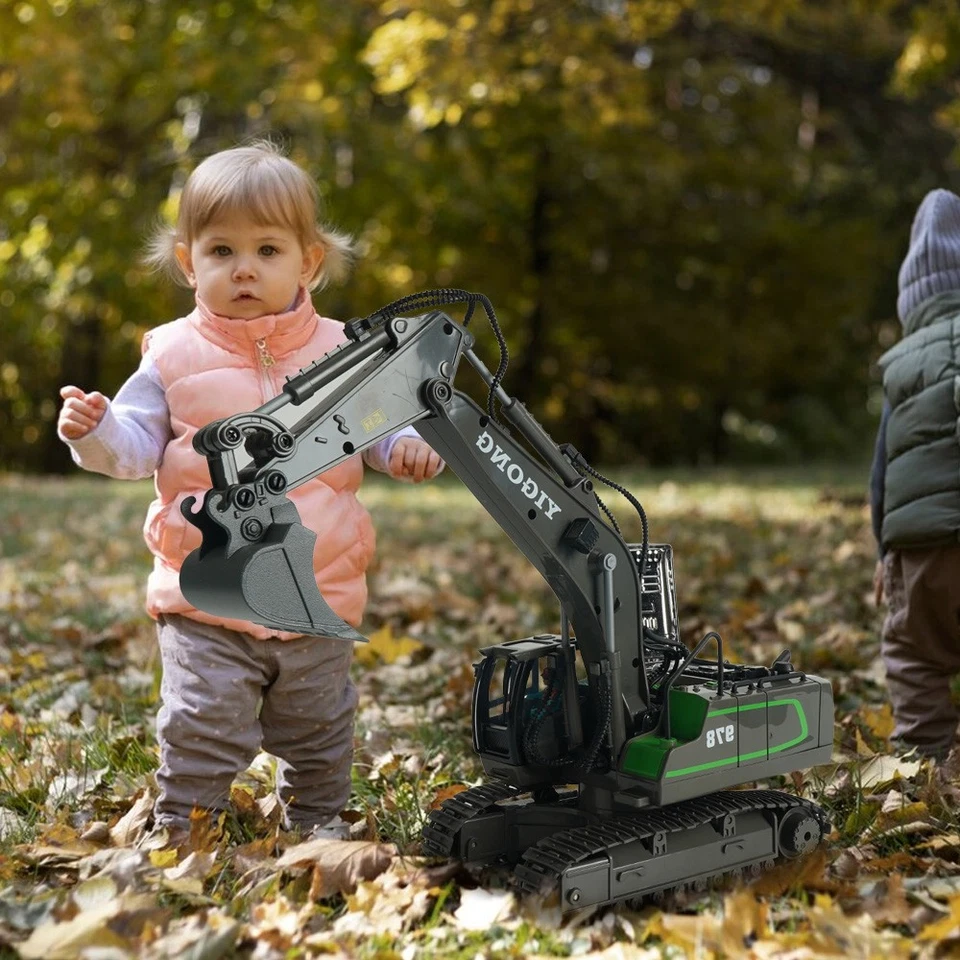 RC BAGGER MIT METALL-KLAPPE 680° DREHUNG UND LANGLEBIGER 1200MAH BATTERIE - Bild 2 von 4