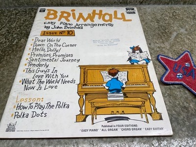 Vintage 1960s Brimhall Easy Piano Arrangements Issue #10 Sentimental Journey +++