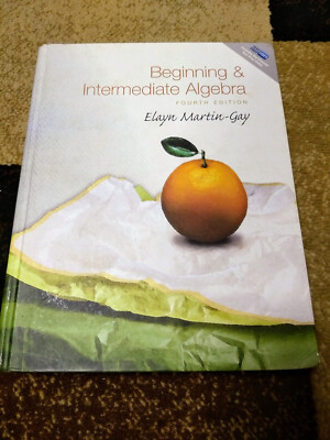Beginning & Intermediate Algebra 4th Edition with CD - VERY GOOD