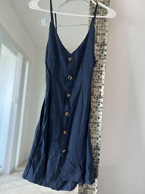Womens small Navy Blue Dress | eBay
