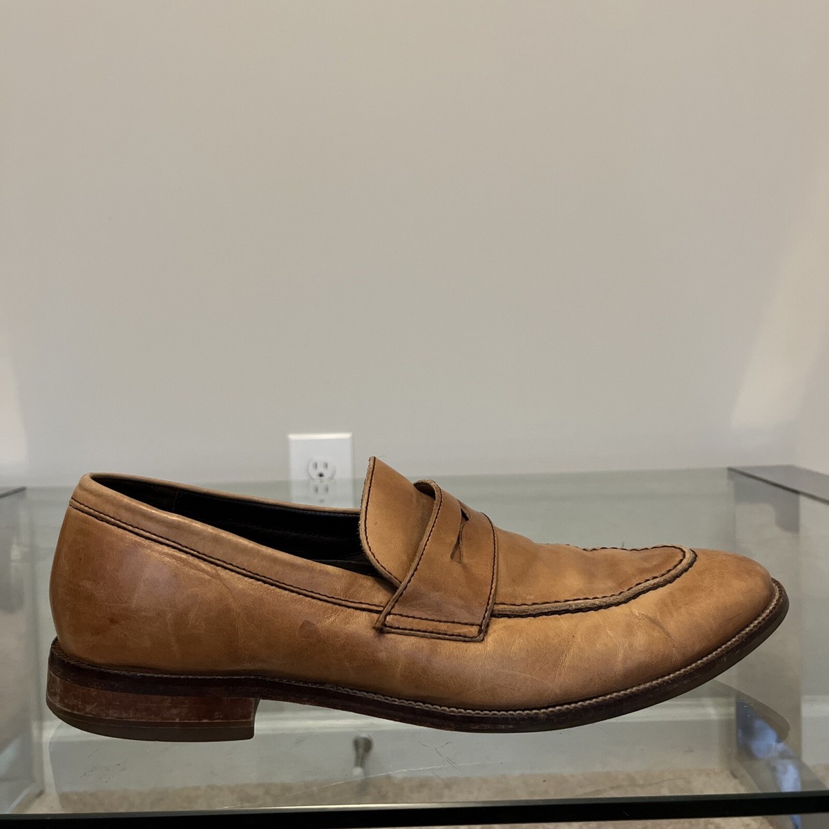 Cole Haan Warner Grand 360 Penny Loafers Cole Haan Warner Grand 360 Penny Loafers Brown Leather Mens  main image 4