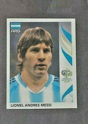 FIFA Panini MESSI Sticker ROOKIE WORLD CUP 2006 GREAT CONDITION FOR PSA  GRADING | eBay