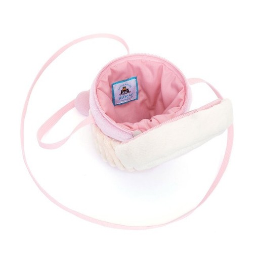 Jellycat AMUSEABLE PINK COFFEE TO GO BAG Soft Plush Toy 22cm (8.66") Exclusive - Picture 2 of 2
