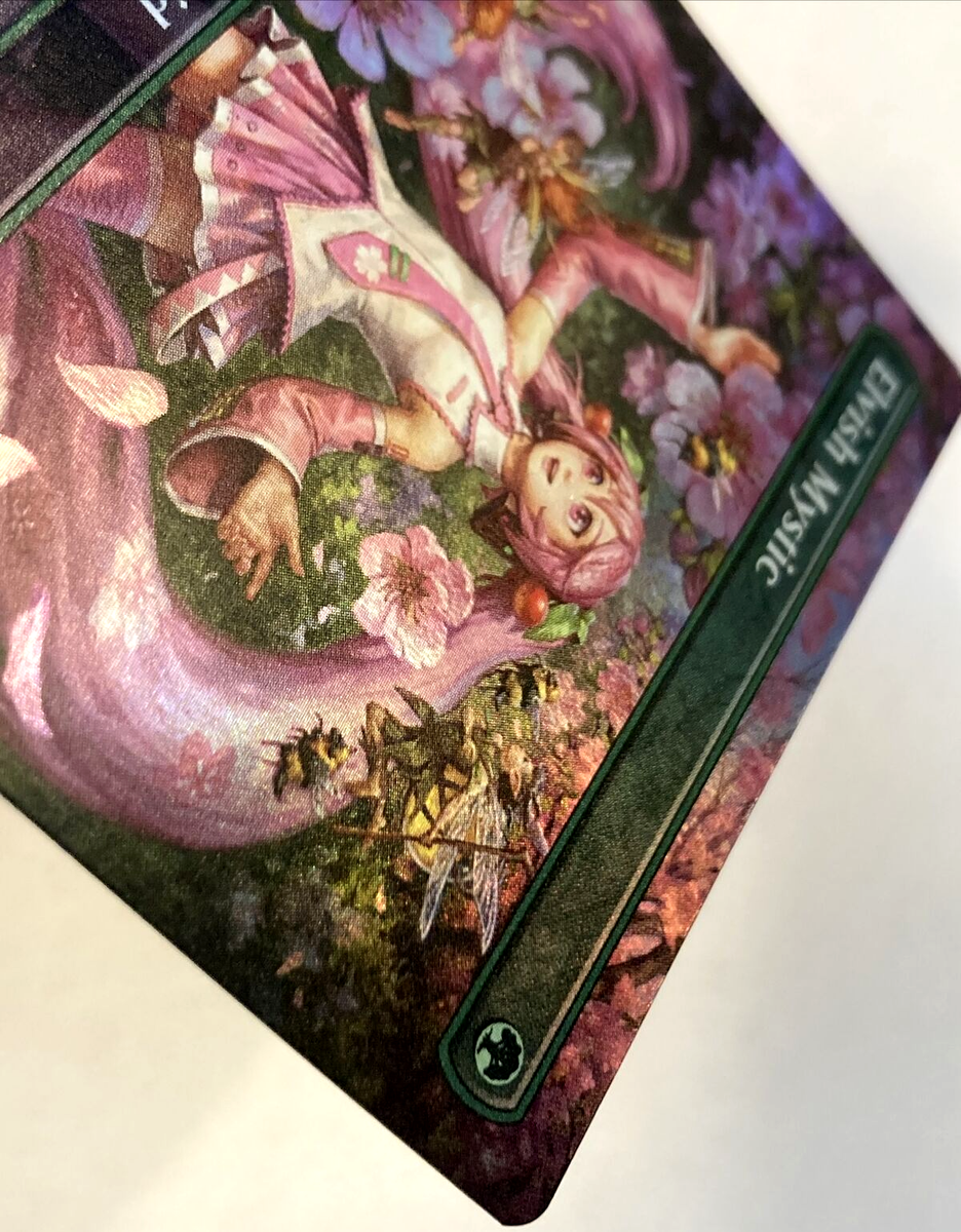 MTG Elvish Mystic RAINBOW FOIL Secret Lair x Hatsune Miku 0805 NM
