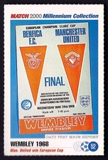 MATCH - 2000 MILLENNIUM COLLECTION - #52 EUROPEAN CUP FINAL 1968, MAN UTD
