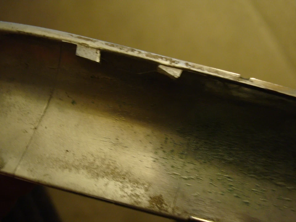 95-2002 CADILLAC ELDORADO DRIVERS REAR BUMPER TRIM CHROME MOLDING TRIM 03541486 Foto 3 de 4