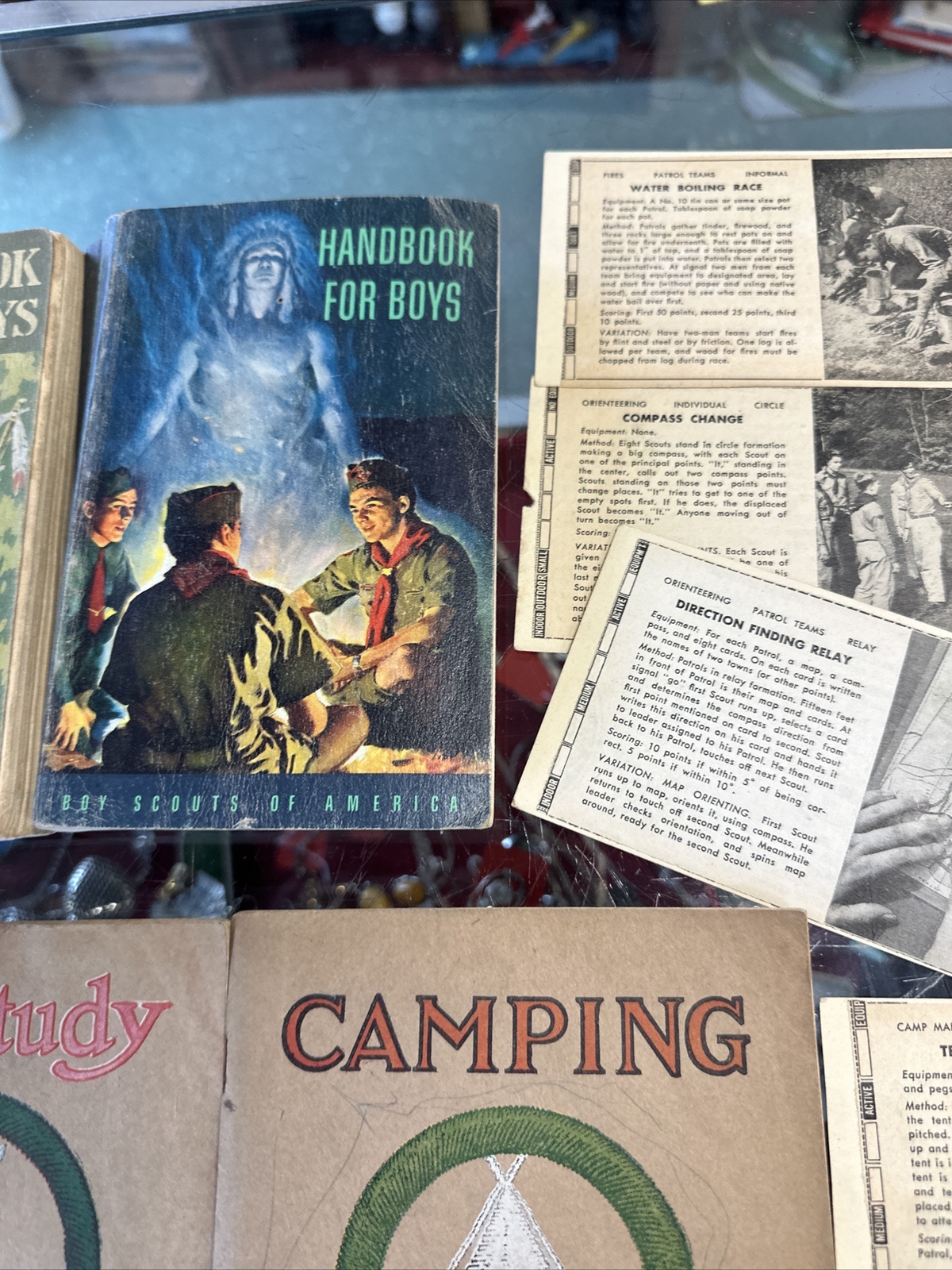 Vintage Boy Scout handbook and merit badge pamphlets eBay