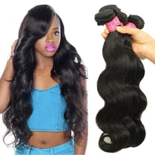 Longja Hair Malaysian Body Wave 3 Bundles Human Hair Extensions Virgin Hair Weav
