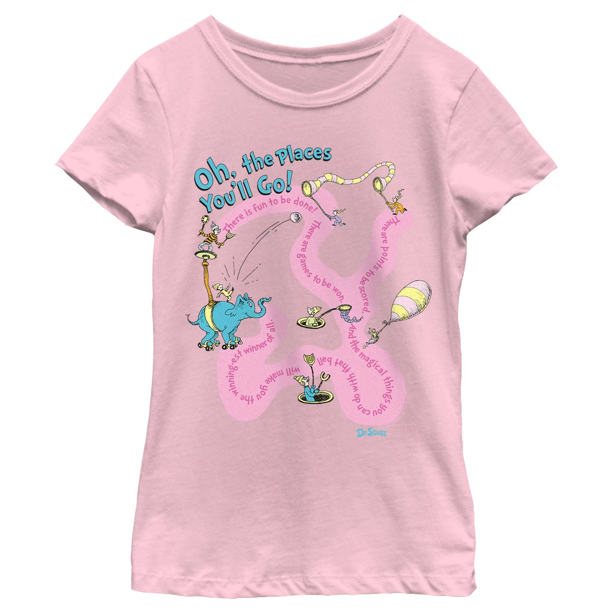Girls dr seuss best sale shirt