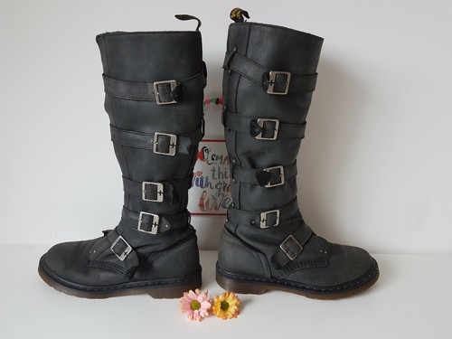 Dr Martens Phina buckle tall knee high 