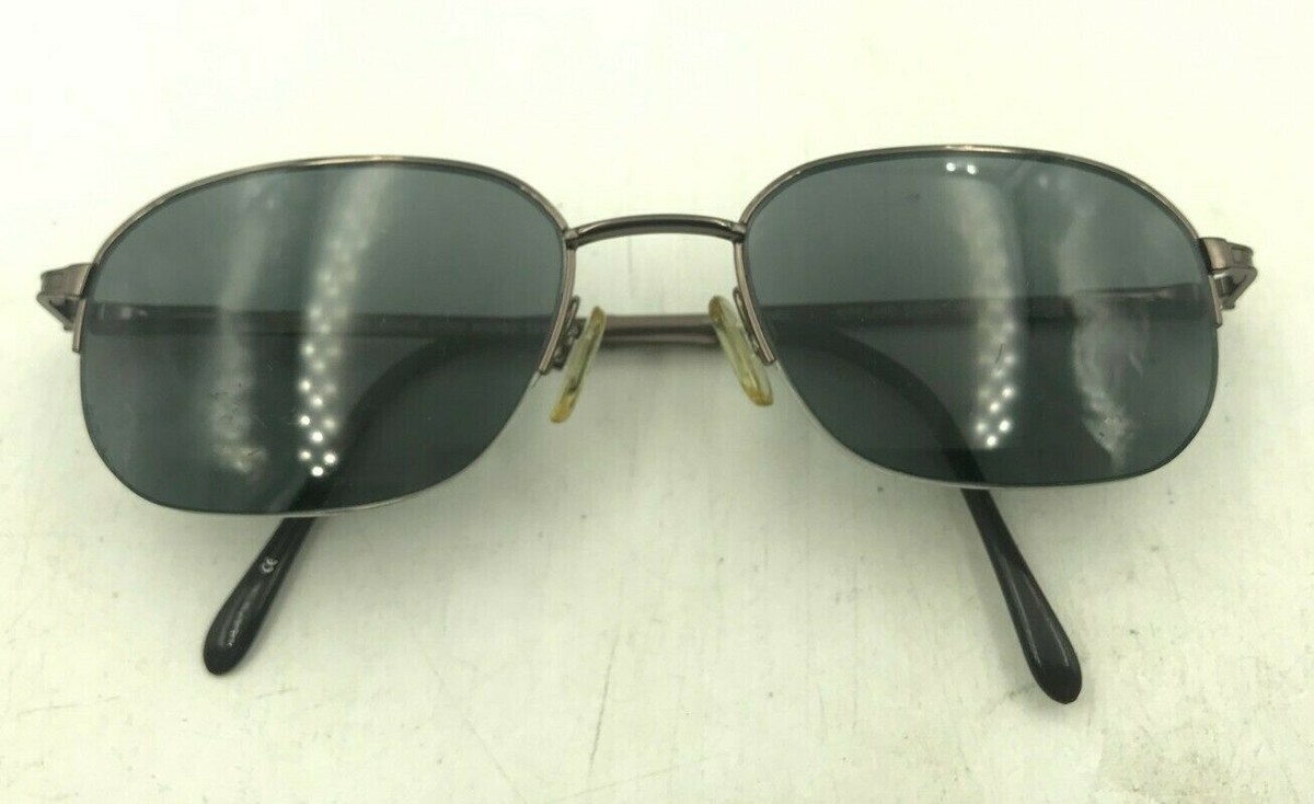 Vintage Kirkland Signature Bronze Oval Half-Rim Sunglasses Frames Only Bronze Original Oval Vintage Sunglasses for sale | eBay main image 3