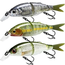 	TRUSCEND High Strength Multi Jointed Metal Swimbait Glide Bait Crankbait	