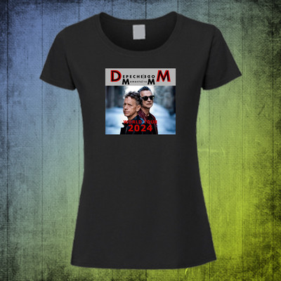 Depeche Mode women's FIT t-shirt memento mori world tour 2024 for her present