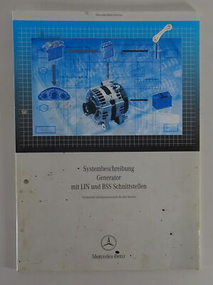 Workshop Manual Mercedes Generator / Alternator with BSS and LIN from 10/2006