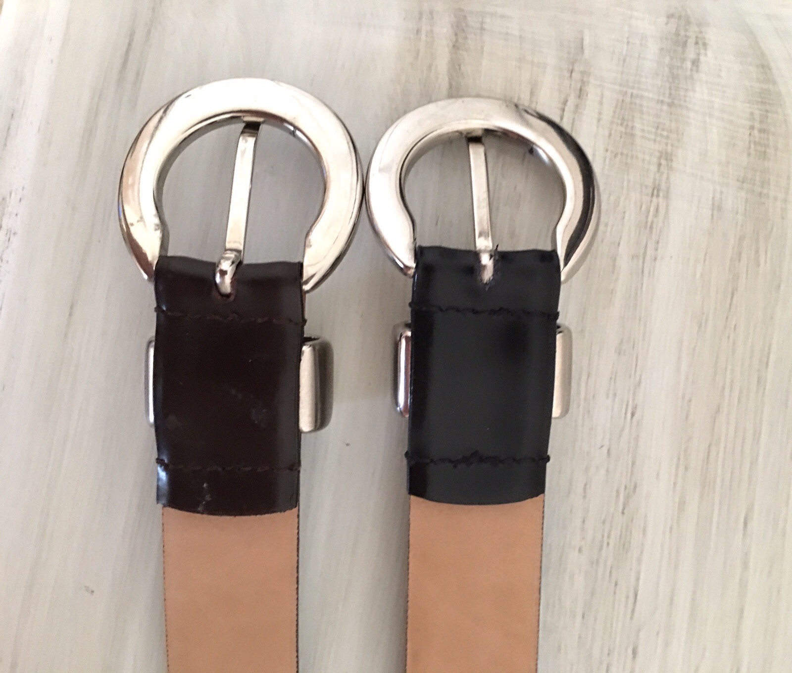 Women's Leather Belts by Jacqueline Ferrar, Made in Italy (Brown