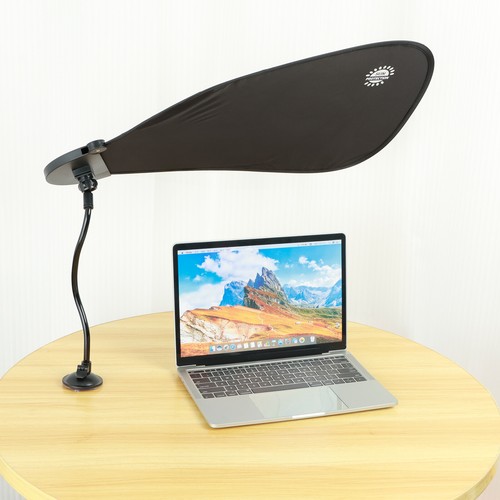 Laptop Sun Shade for Working Outside Anti-Glare Laptop Visor with Suction BlnkA - Picture 8 of 22