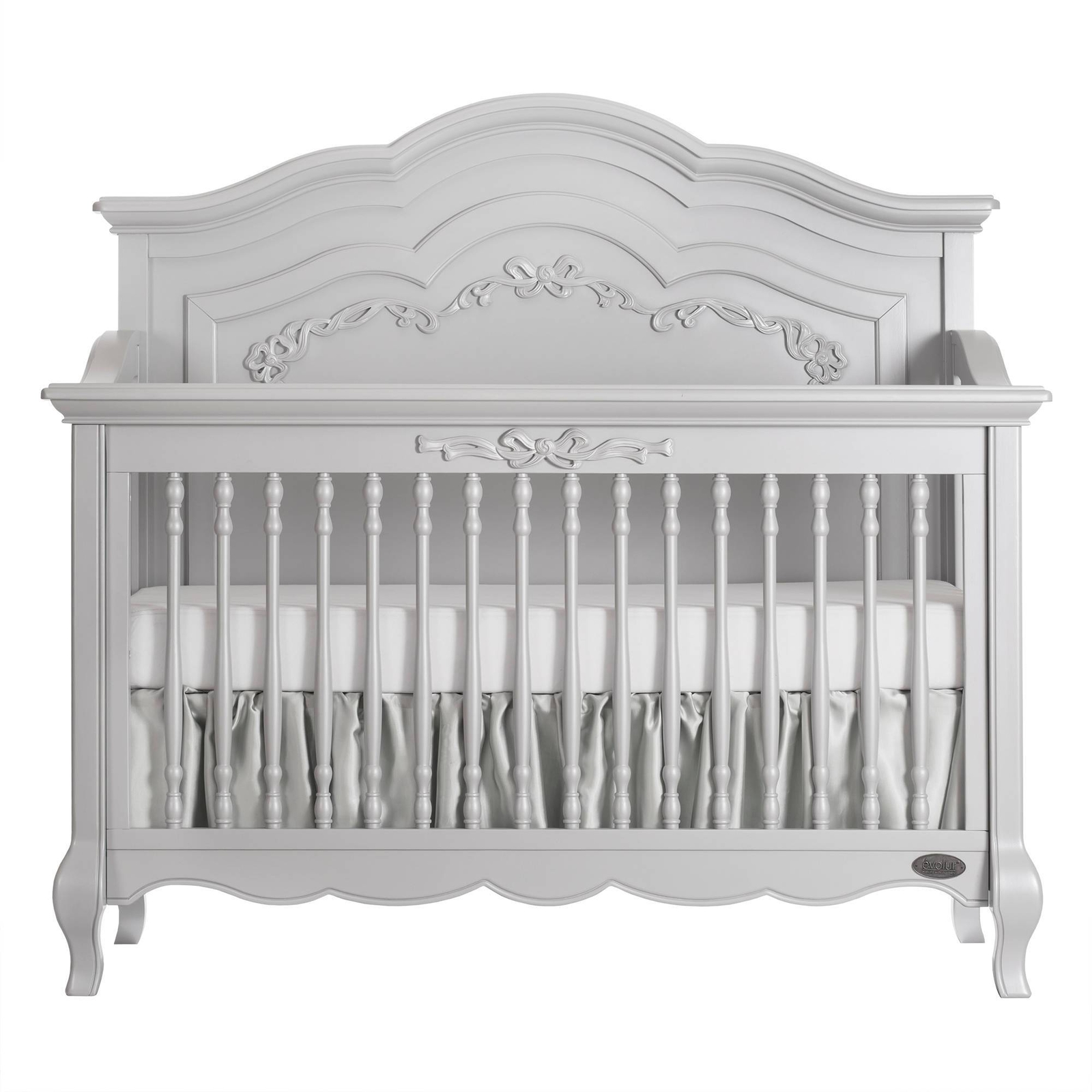 evolur aurora toddler rail ivory lace