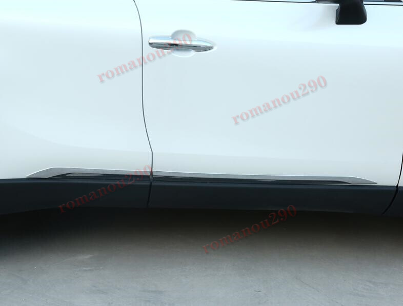 For Toyota Venza 20212022 ABS Chrome Body Side Door Molding Cover Trim