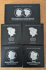 Morgan and Peace Dollar 2023 - 6 Coin Set - Uncirculated-Proof-Reverse Proof OGP