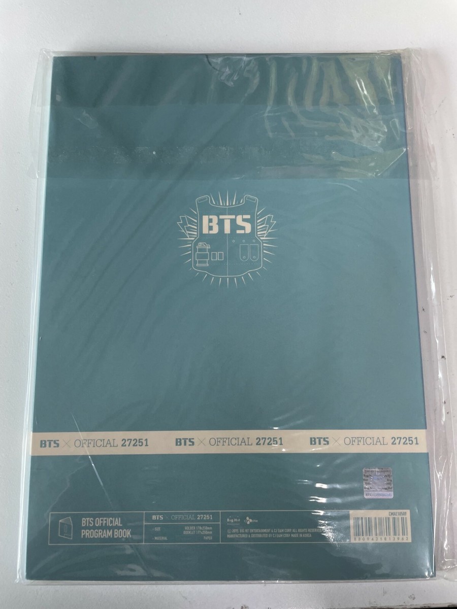 BTS LIVE TRILOGY EPISODE BEGINS 韓国　特典 BTS Bangtan Boys 2015 Live Trilogy Episode 1 Begins Program Book
