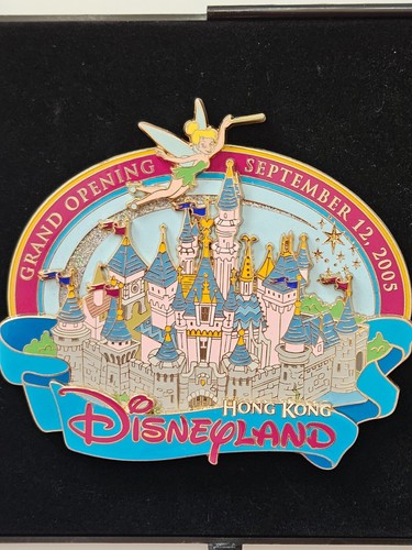WDI HKD Cast Exclusive Tinker Bell Sleeping Beauty Castle Grand Opening Pin - Picture 3 of 9