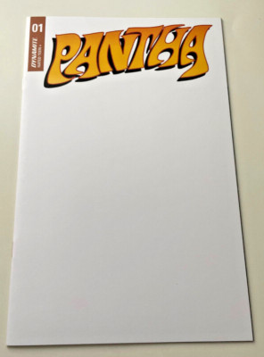 PANTHA #1 Blank Variant Comic Book 2021 Dynamite Tom Sniegoski Jeannine Acheson